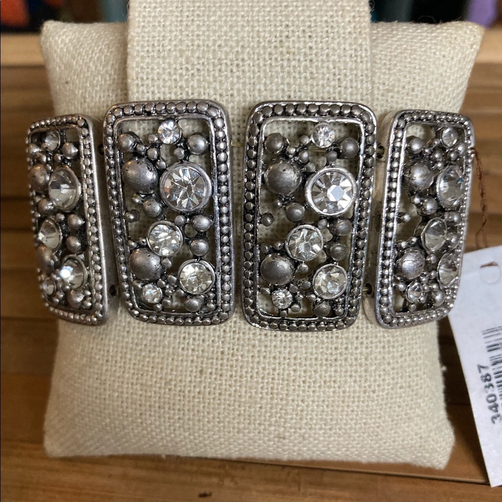 E. Lyons Crystal Stretch Bracelet